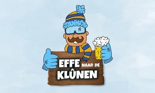 Effe naar de klûnen